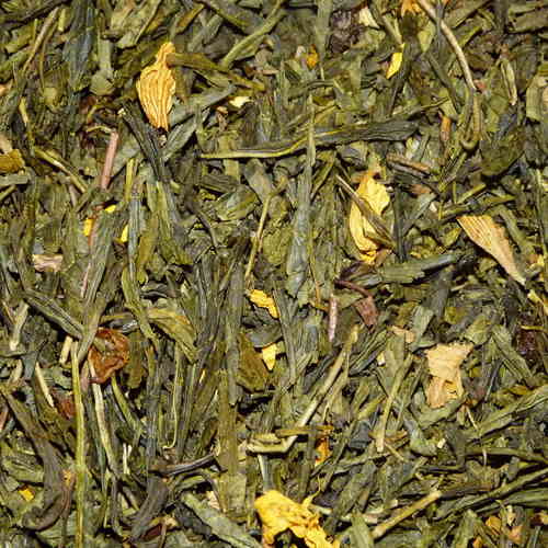 Grüner Tee Sanddorn Sahne